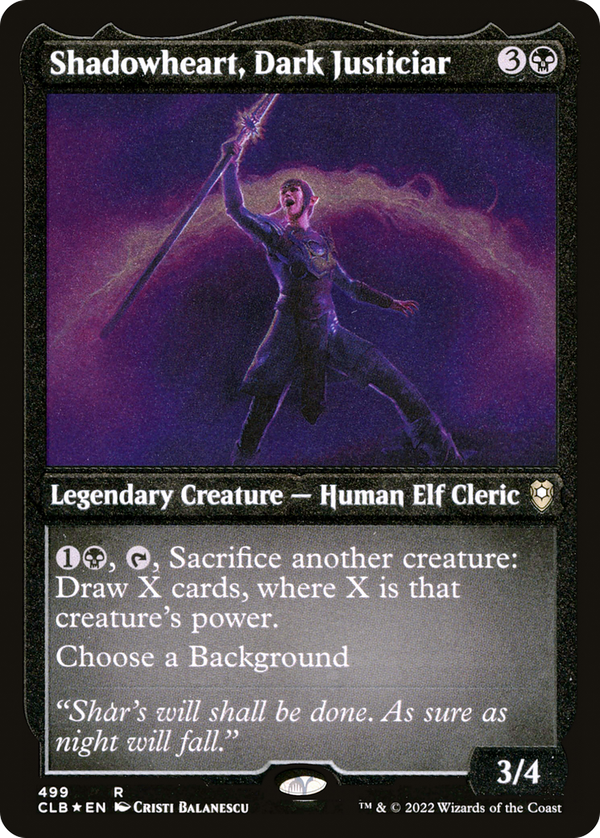 Shadowheart, Dark Justiciar (clb)