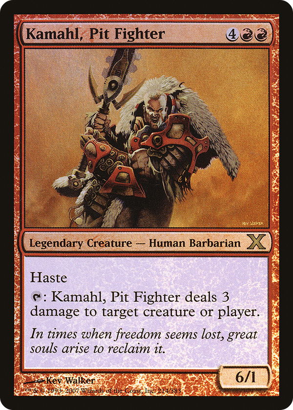 Kamahl, Pit Fighter (10e)