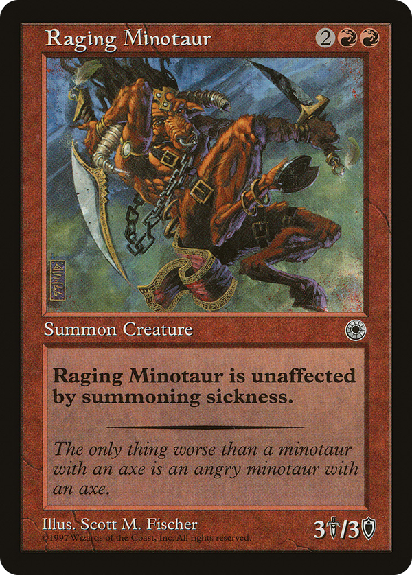 Raging Minotaur (por)