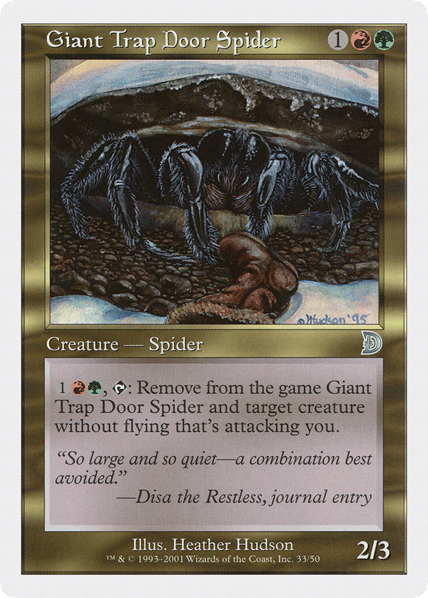 Giant Trap Door Spider (dkm)