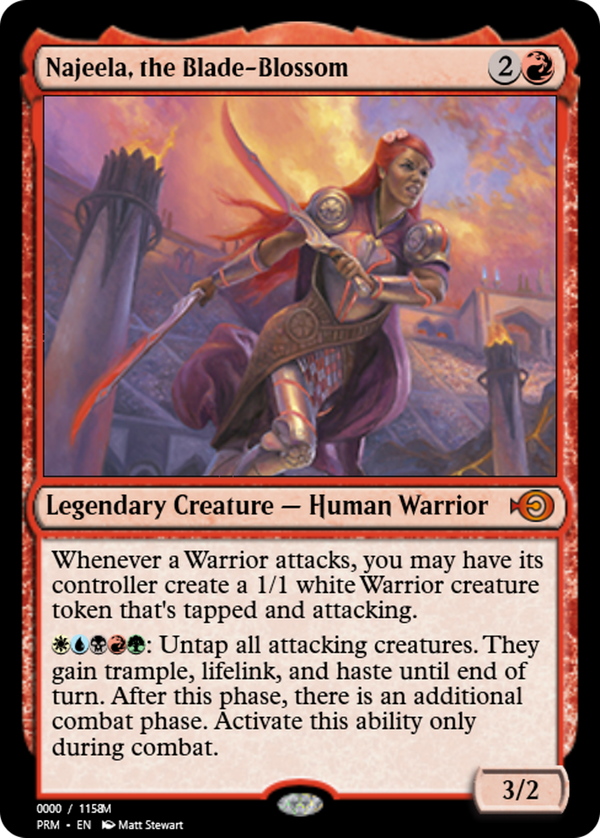 Najeela, the Blade-Blossom (prm)