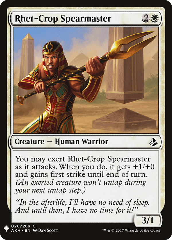 Rhet-Crop Spearmaster (plst)