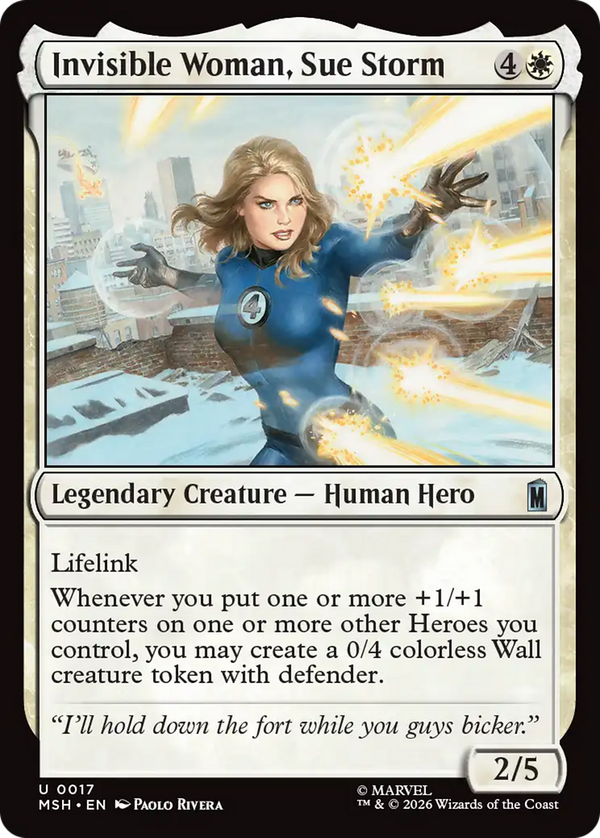Invisible Woman, Sue Storm (msh)
