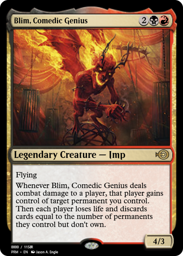 Blim, Comedic Genius (prm)