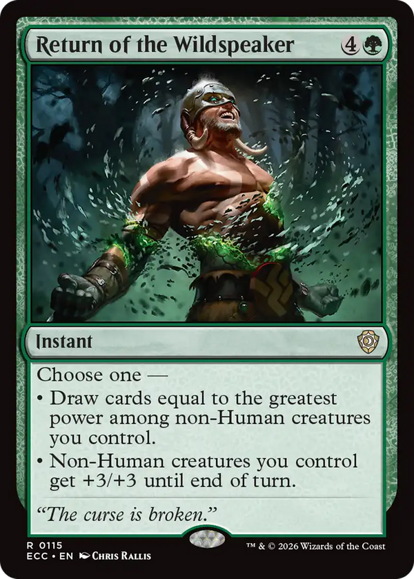 Return of the Wildspeaker (ecc)