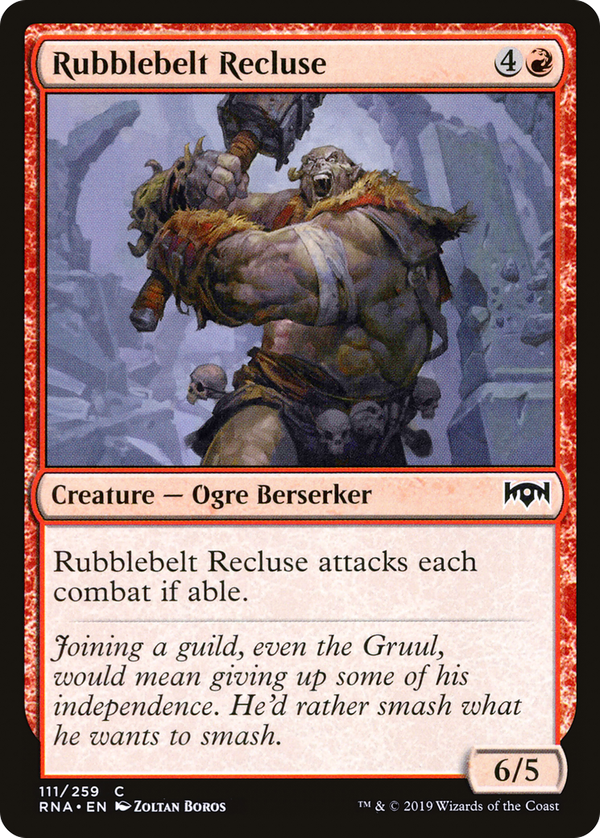 Rubblebelt Recluse (rna)