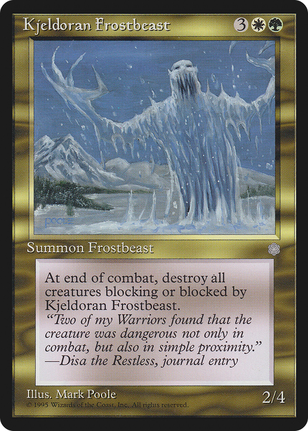 Kjeldoran Frostbeast (ice)