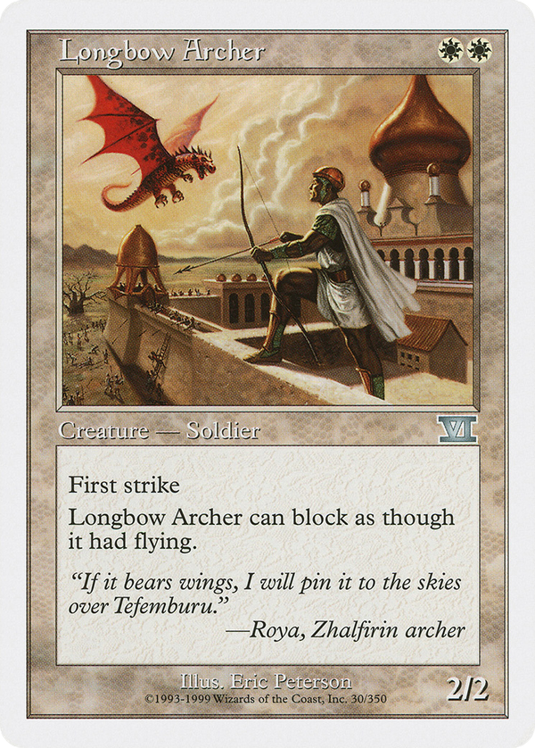 Longbow Archer (6ed)