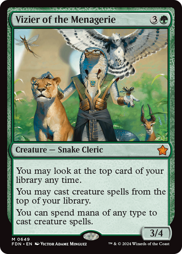 Vizier of the Menagerie (fdn)
