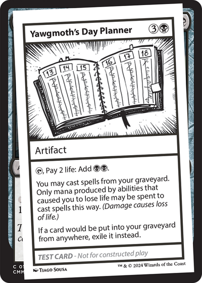 Yawgmoth's Day Planner