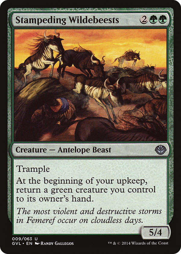 Stampeding Wildebeests (gvl)