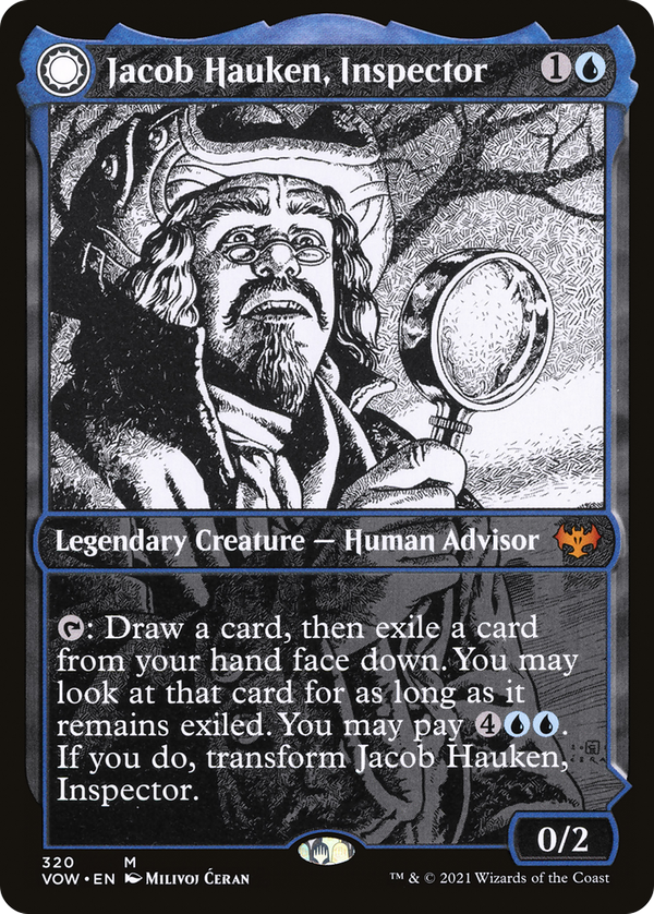 Jacob Hauken, Inspector // Hauken's Insight (vow)