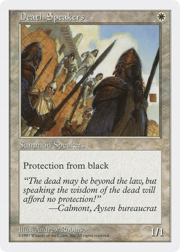 Death Speakers (5ed)