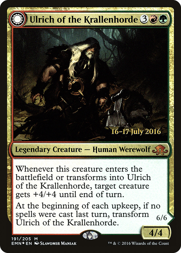 Ulrich of the Krallenhorde // Ulrich, Uncontested Alpha (pemn)