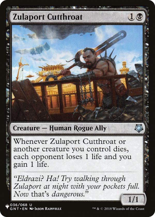Zulaport Cutthroat (plst)