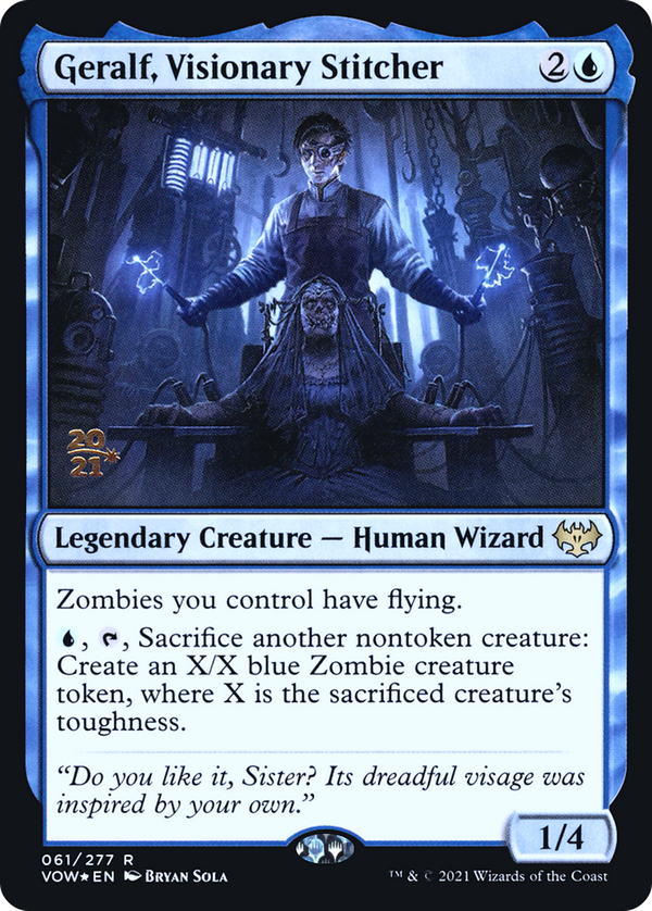 Geralf, Visionary Stitcher (pvow)