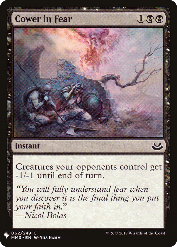 Cower in Fear (plst)