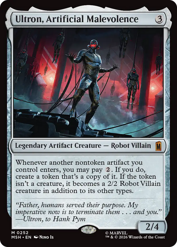 Ultron, Artificial Malevolence (msh)