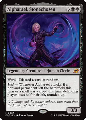 Alpharael, Stonechosen