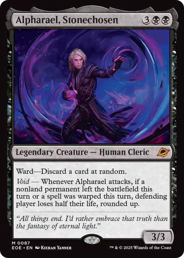 Alpharael, Stonechosen (eoe)