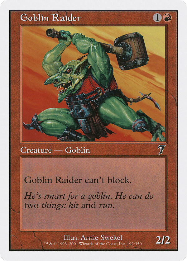 Goblin Raider (7ed)