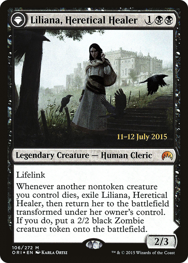 Liliana, Heretical Healer // Liliana, Defiant Necromancer (pori)