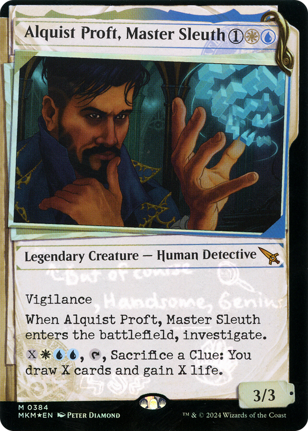 Alquist Proft, Master Sleuth (mkm)