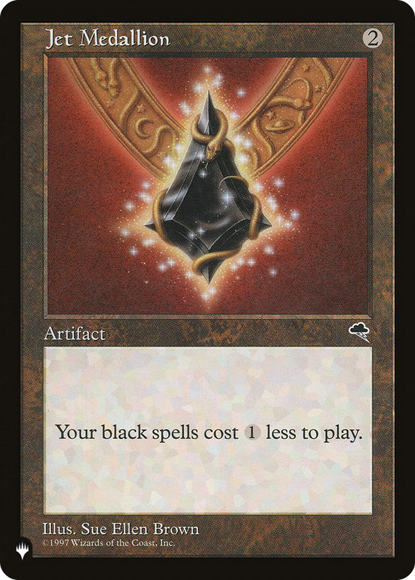 Jet Medallion (plst)