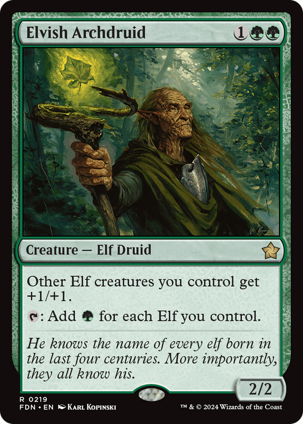 Elvish Archdruid (fdn)