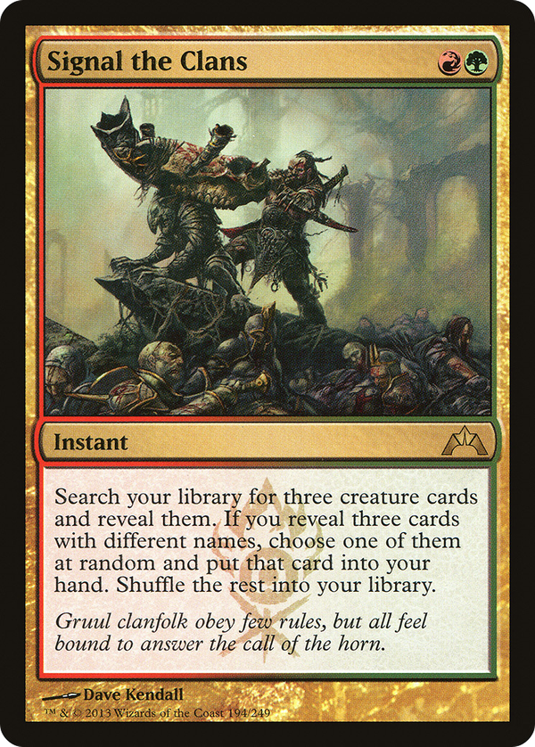 Signal the Clans (gtc)