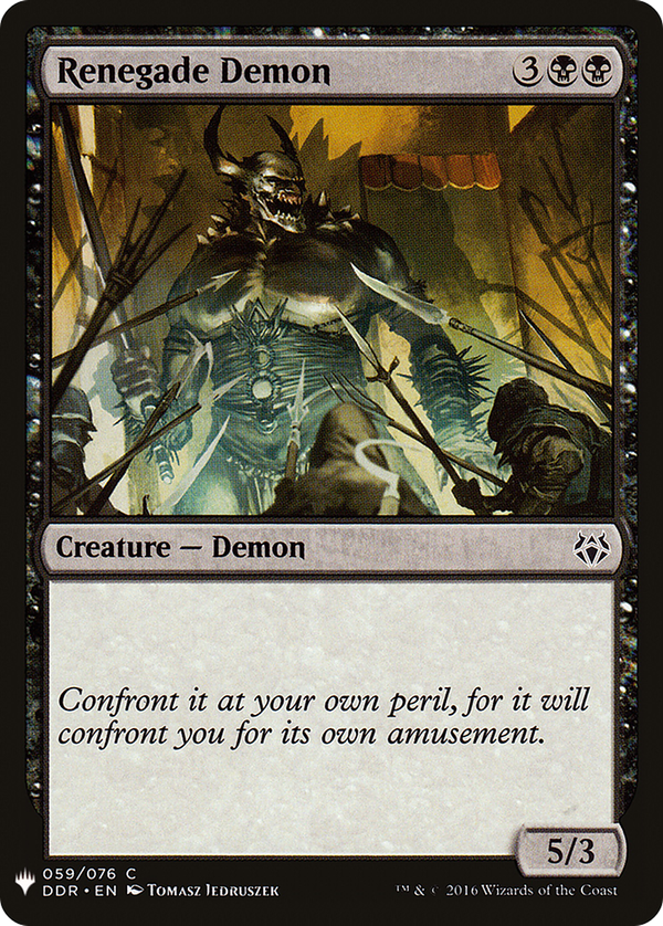 Renegade Demon (plst)