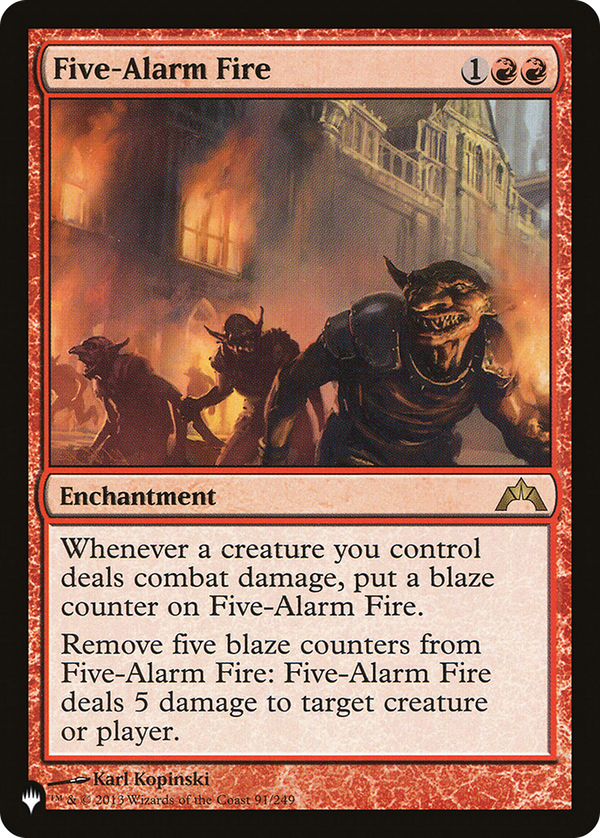 Five-Alarm Fire (plst)