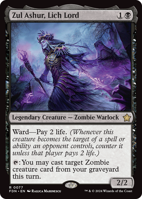 Zul Ashur, Lich Lord (fdn)