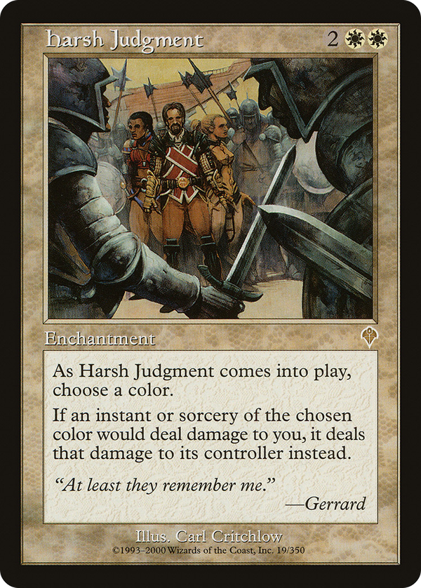Harsh Judgment (inv)