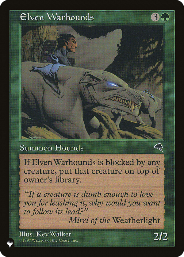 Elven Warhounds (plst)