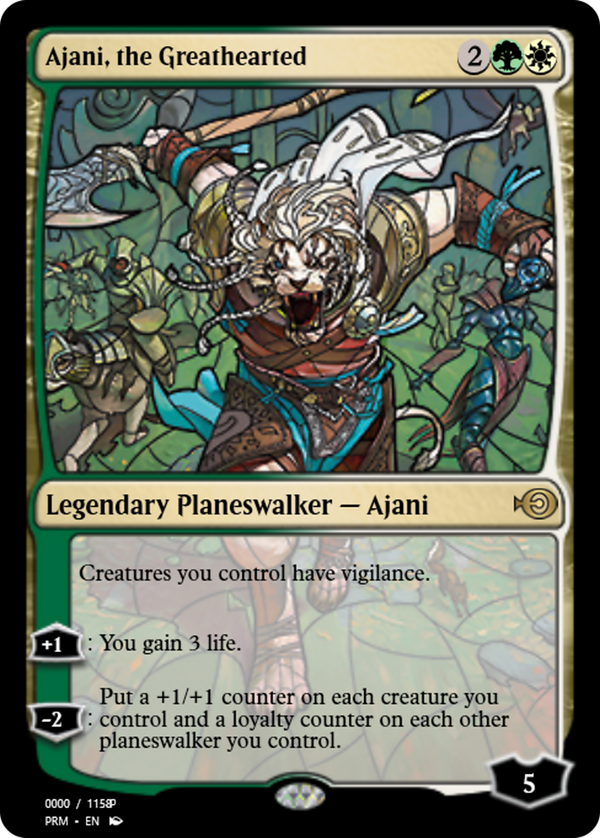 Ajani, the Greathearted (prm)