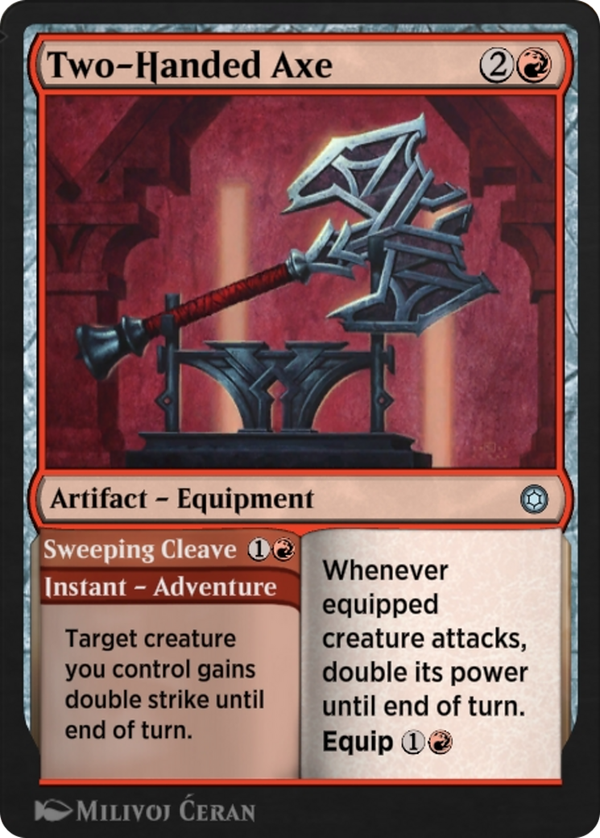 Two-Handed Axe // Sweeping Cleave (hbg)