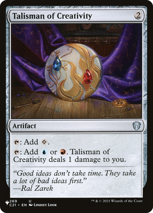 Talisman of Creativity (plst)
