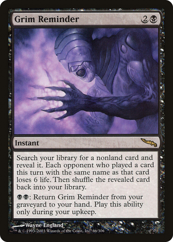 Grim Reminder (mrd)