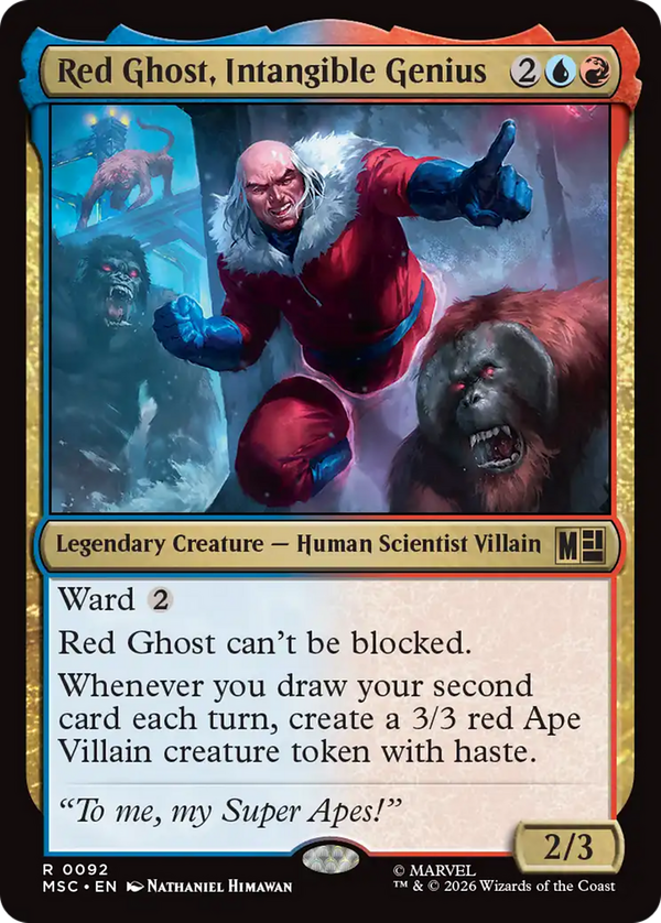Red Ghost, Intangible Genius (msc)