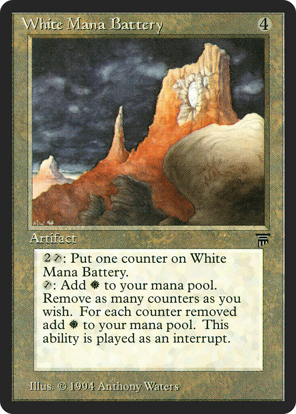 White Mana Battery (leg)