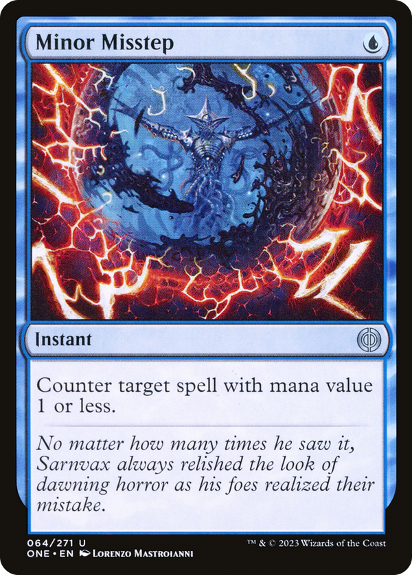 Minor Misstep (one)
