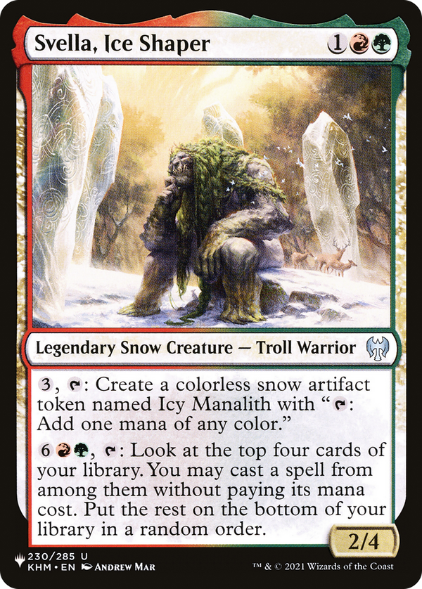 Svella, Ice Shaper (plst)