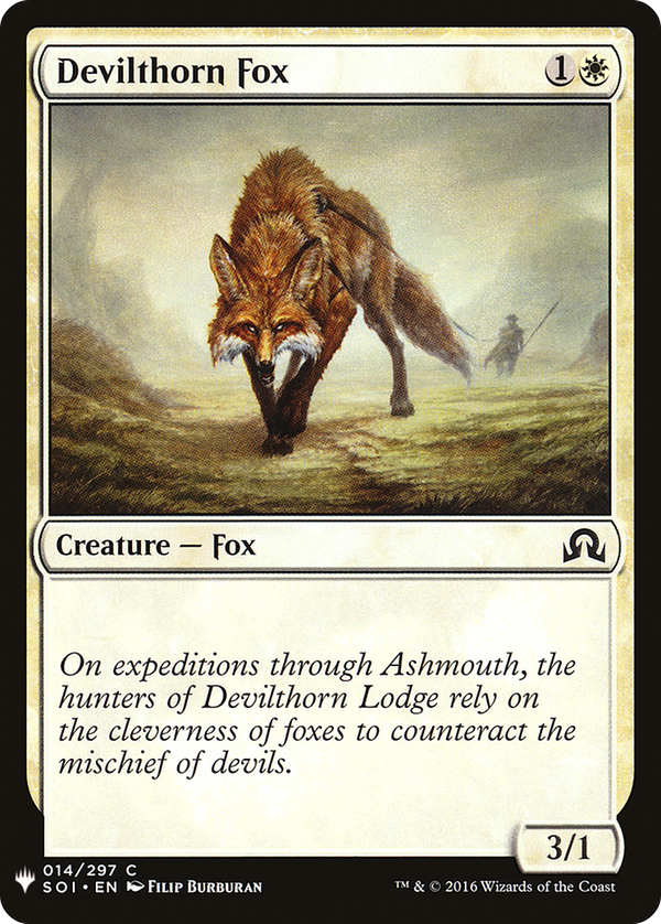Devilthorn Fox (plst)