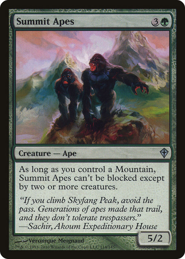 Summit Apes (wwk)