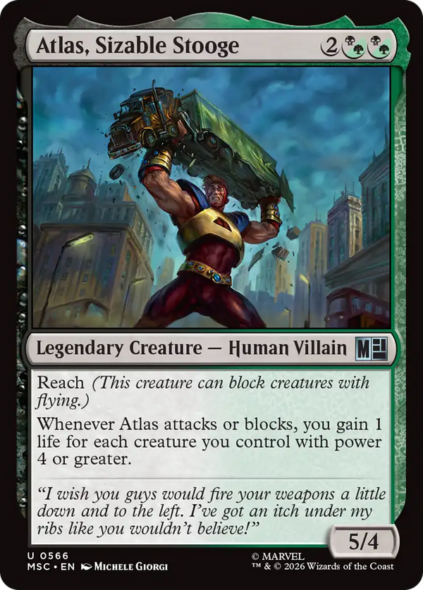 Atlas, Sizable Stooge (msc)