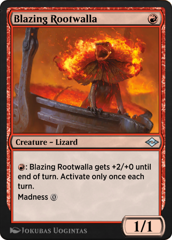 Blazing Rootwalla (j21)