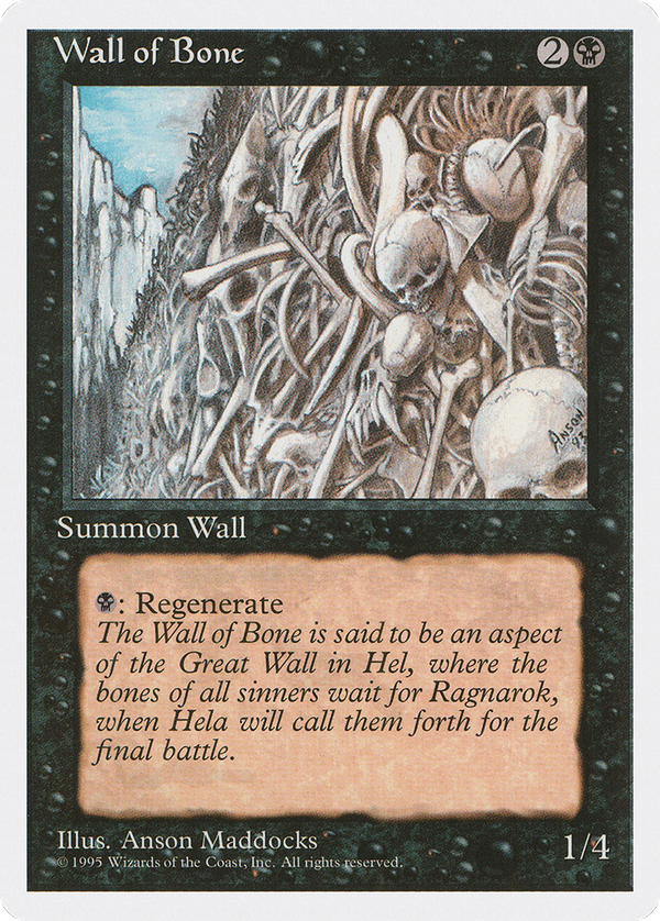 Wall of Bone (4ed)