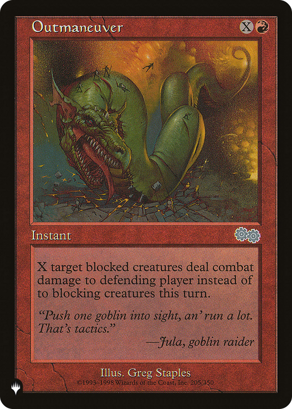 Outmaneuver (plst)
