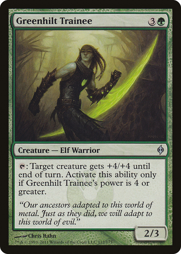 Greenhilt Trainee (nph)